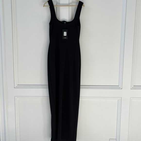 New York Gala Slit Maxi Dress - Black SMALL - Picture 4 of 7